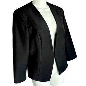 Express Cropped Blazer - Collarless - Size 12 L
